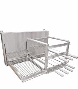 Grill Giratório com 7 espetos com Parrila Automatizada.